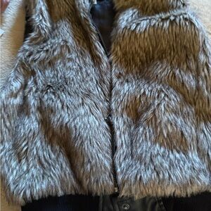 Charlotte Russe Faux Fur Teddy Jacket - Brown